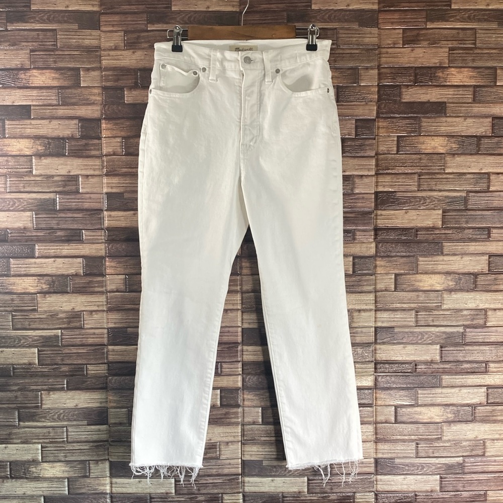 Women’s Madewell The Perfect Vintage Jean Size 27 Time White Pre Owned